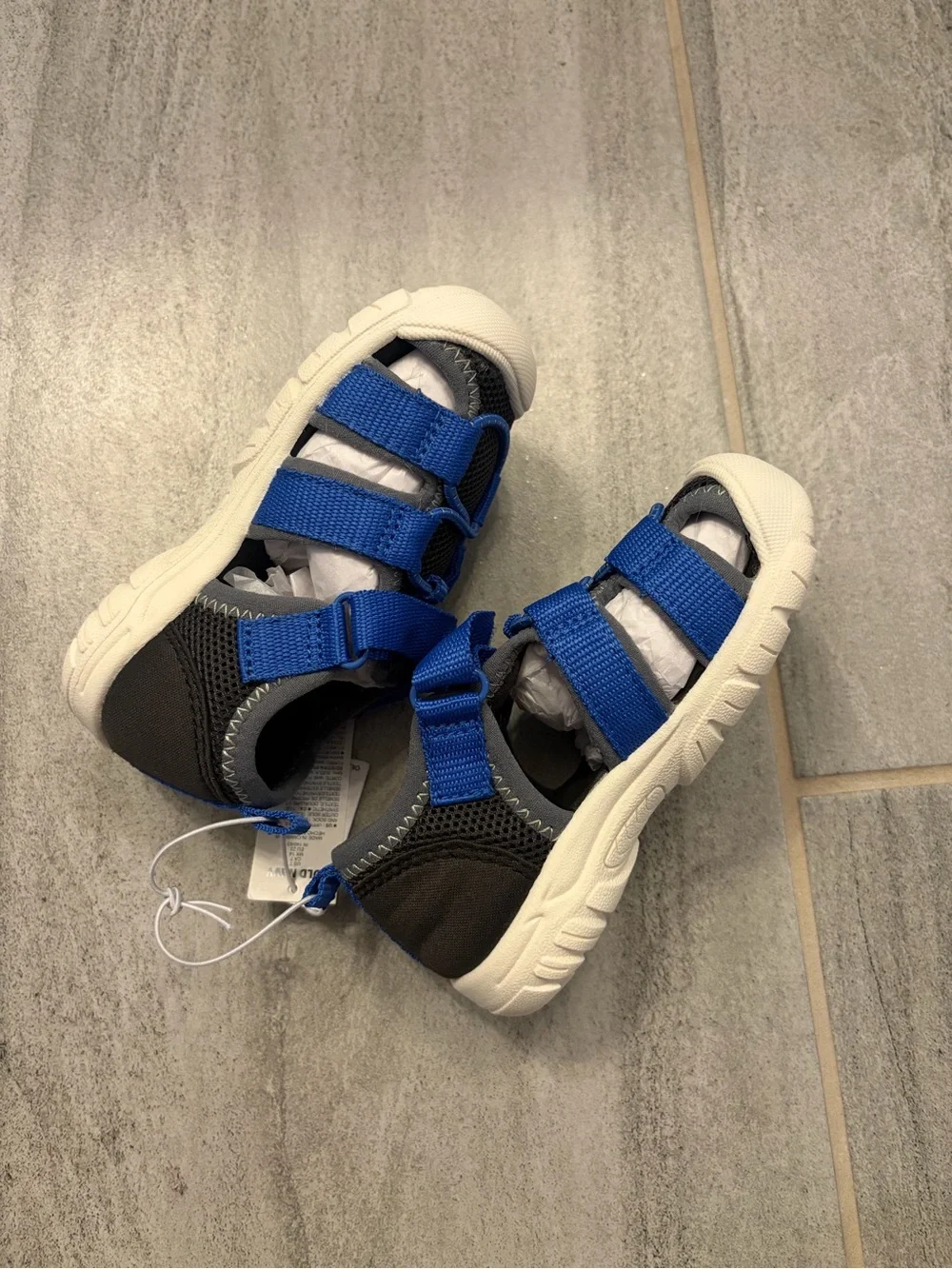 Old Navy Blue and Black Kids' Athletic Sandals
